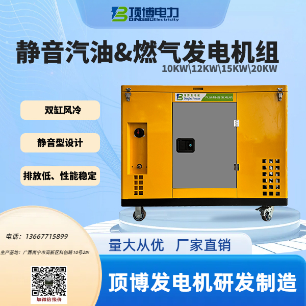 汽油天然氣發電機組